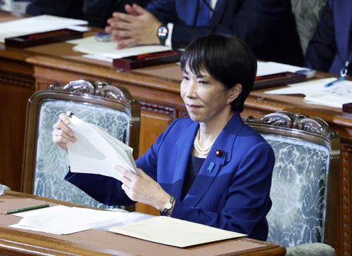 다카이치 사나에 일본 총리. 연합뉴스