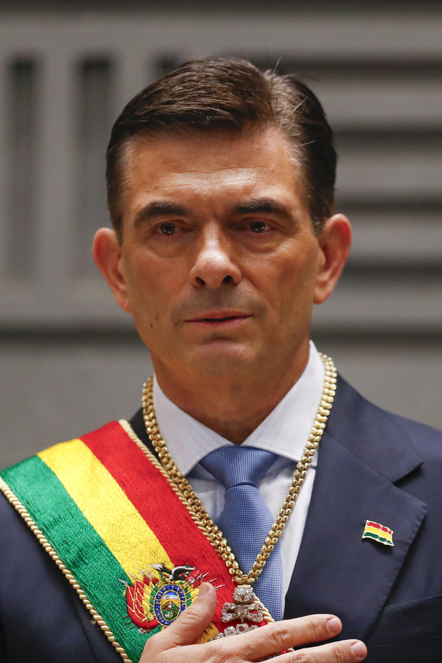 로드리고 파스 볼리비아 대통령. EPA 연합뉴스