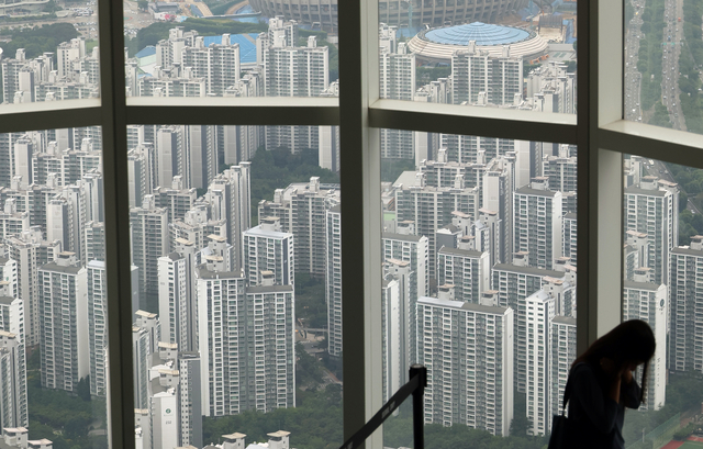 서울 강남·서초·송파구 아파트 단지. [연합뉴스 제공]