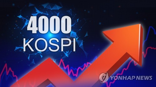 코스피 4000   [연합뉴스]