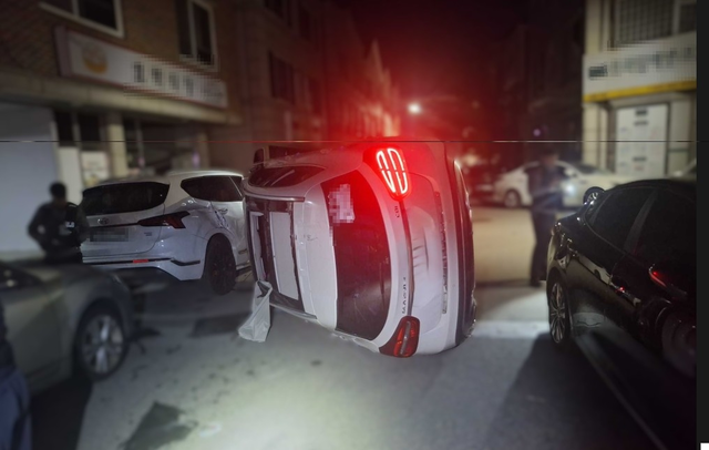 강릉 음주 운전 사고. 강원특별자치도소방본부 제공