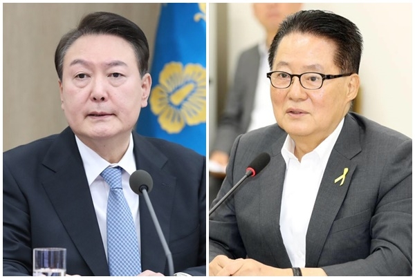 박지원 “尹, 먹여주고 재워주는데 연봉 25억원…뇌물 아니냐”