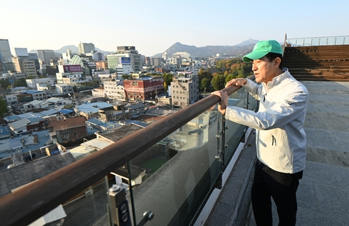 오세훈 시장, 세운4구역 재개발 관련 현장 브리핑 [서울시 제공]