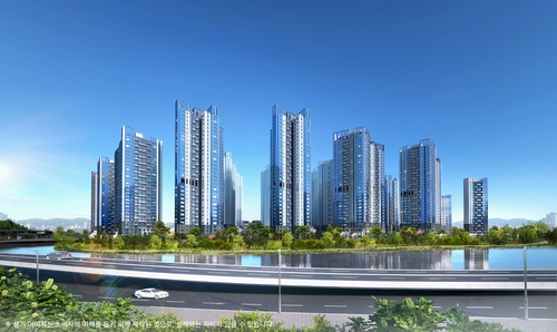 반포 래미안 트리니원 투시도. [삼성물산 제공]