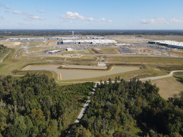 도요타 노스캐롤라이나 배터리 공장 전경. 도요타 북미법인