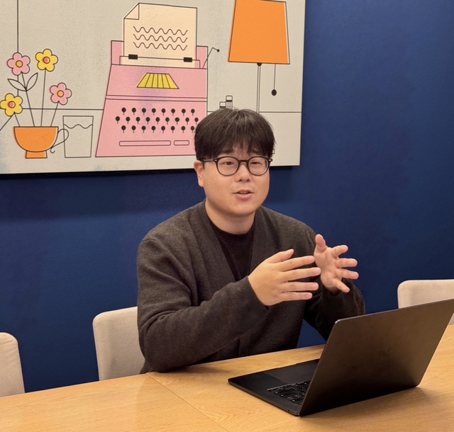 안재만 베슬AI 대표가 디지털타임스와 인터뷰하고 있다. 임성원 기자