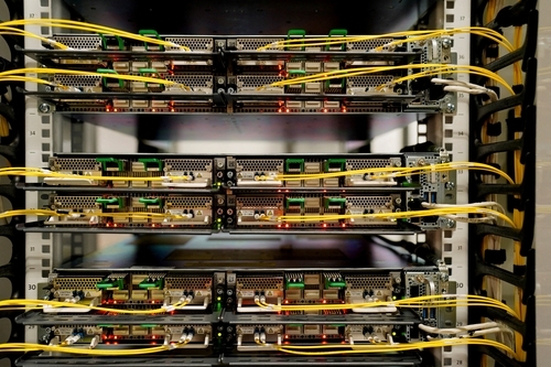테이터센터 랙 모습. 기사와 상관없는 자료사진. 로이터 연합뉴스 자료사진