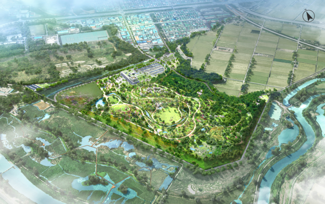 경기지방정원 ‘새로숲’ 조감도