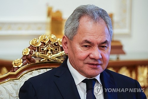 세르게이 쇼이구 러시아 국가안보회의 서기. 타스 연합뉴스 자료사진