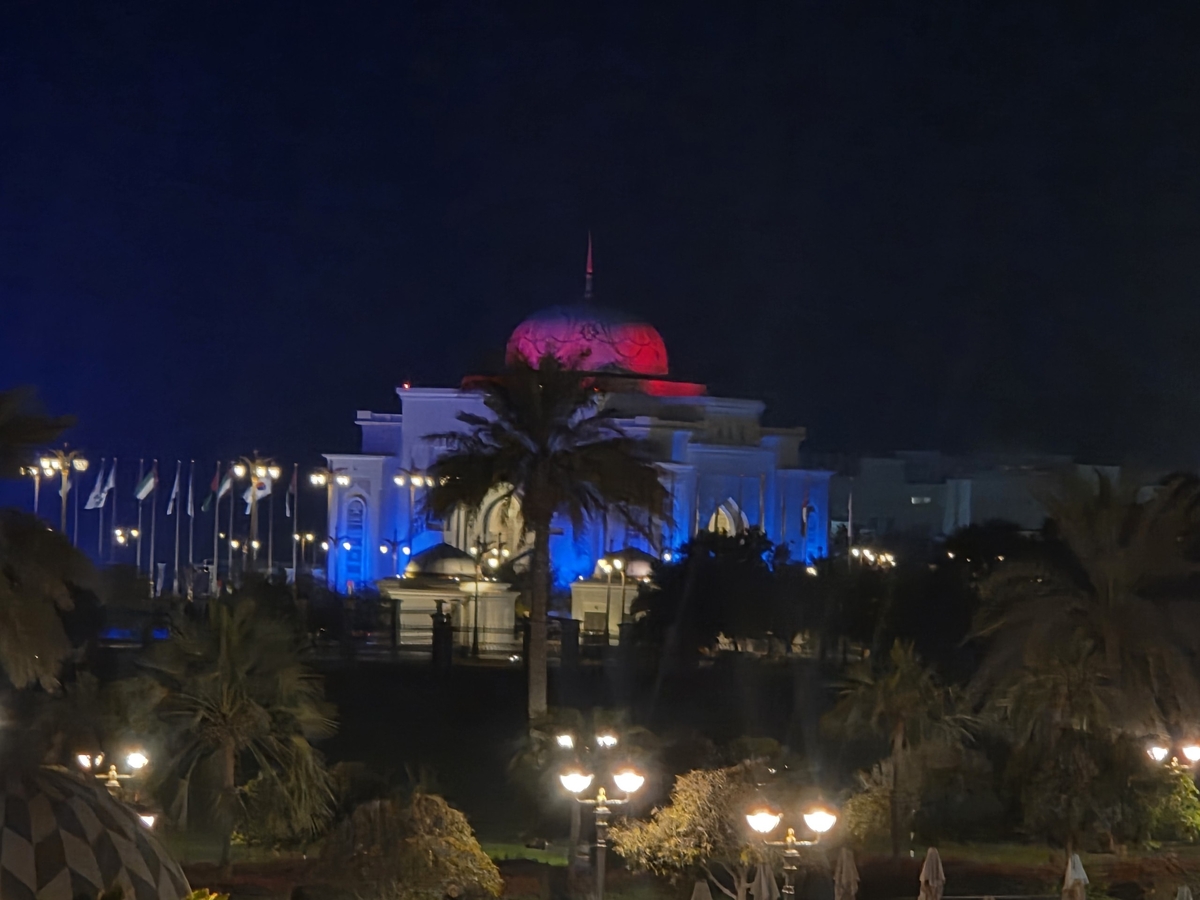 대통령실 “李대통령 국빈방문에 UAE 내무부 앞 최대크기 태극기”