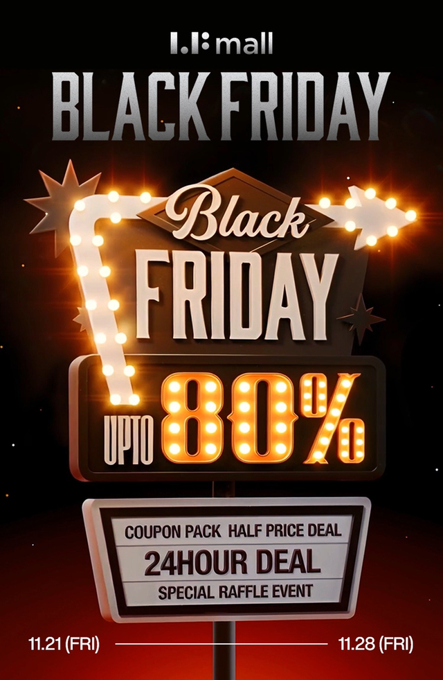 LF몰 ‘블랙프라이데이’ 프로모션 포스터. [LF몰 제공]