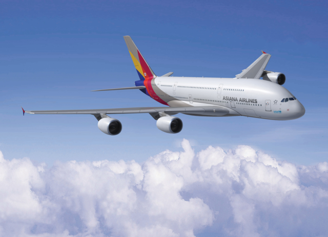 아시아나항공 A380. 아시아나항공 제공.