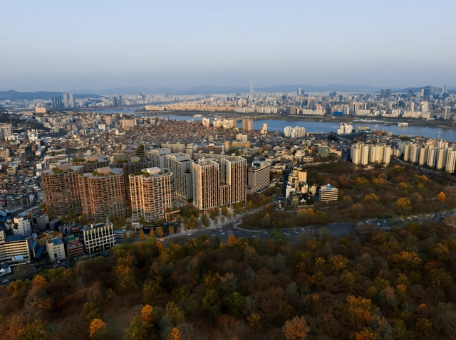 더파크사이드 서울 조감도