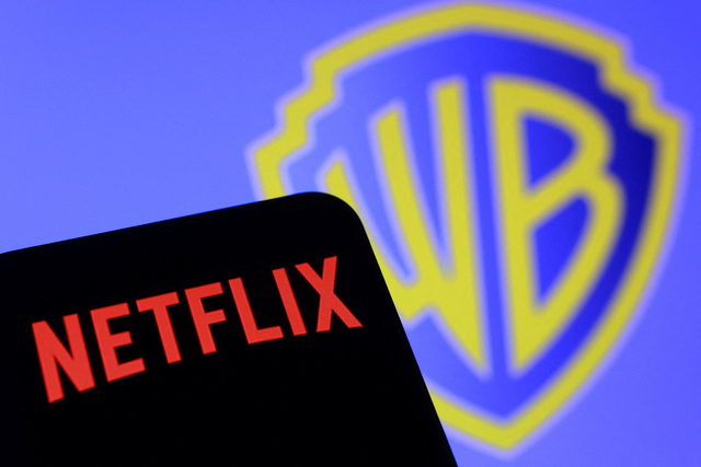 Netflix and Warner Bros logos are seen in this illustration taken December 5, 2025. REUTERS/Dado Ruvic/Illustration
<Copyright (c) Yonhap News Agency prohibits its content from being redistributed or reprinted without consent, and forbids the content from being learned and used by artificial intelligence systems.>