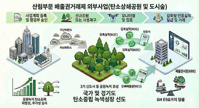 배출권거래제 외부사업 계통도