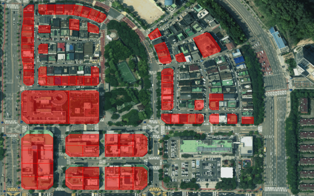 상점가 확대 후 구역도