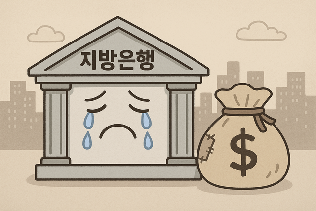지방은행 '1인당 생산성' 제자리...인뱅·시중은행과 격차 ↑ - 뉴스 썸네일 이미지