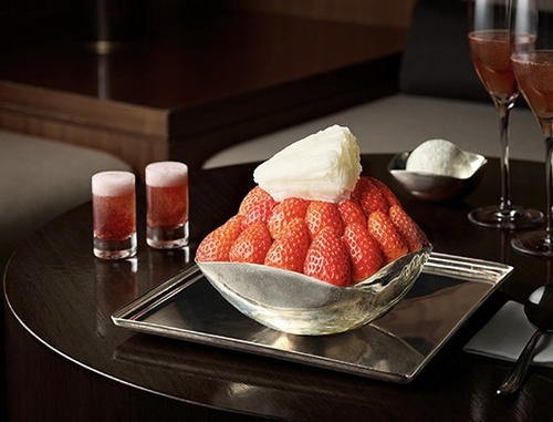 신라호텔 딸기빙수 [신라호텔 홈페이지 화면캡처]