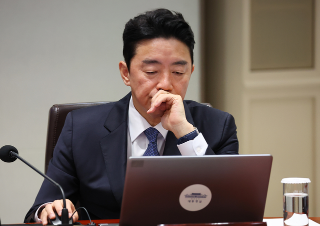 강훈식 대통령비서실장. 연합뉴스