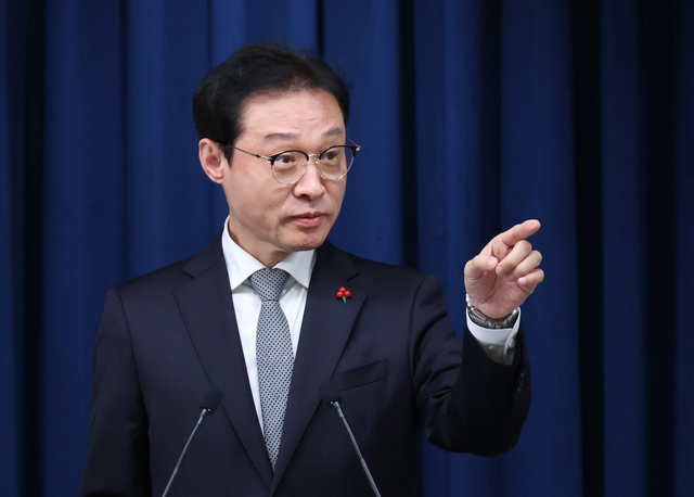 이규연 홍보소통수석. 연합뉴스