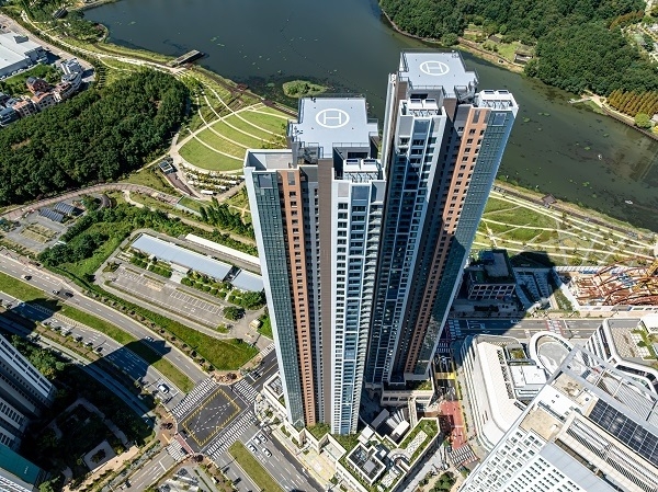 동탄호수공원 대방 엘리움 레이크파크 조감도