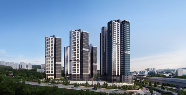 ‘용인 푸르지오 클루센트’ 투시도. [용인신대피에프브이 제공]