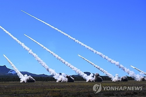 다연장로켓 하이마스. EPA 연합뉴스