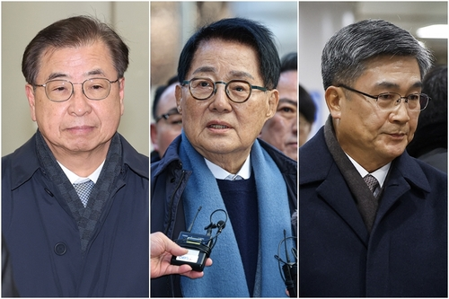 서훈·박지원·서욱   [연합뉴스]