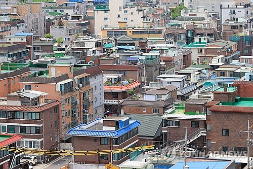 서울 강서구 화곡동 일대 빌라 다세대 주택가 [연합뉴스]