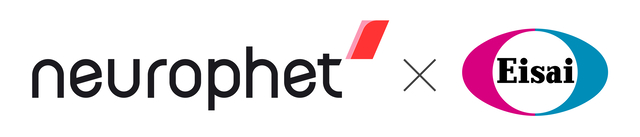 뉴로핏이 한국에자이와 치매 진단서비스 공급을 위한 업무협약을 체결했다고 밝혔다. 각 사 로고.