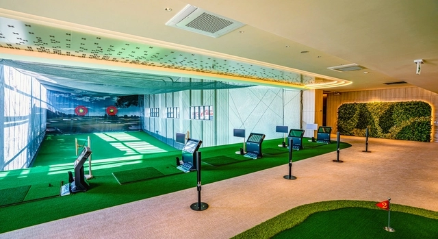 신검단 로열파크씨티Ⅱ 인도어 골프 연습장 실제 사진 (DK아시아 제공)
