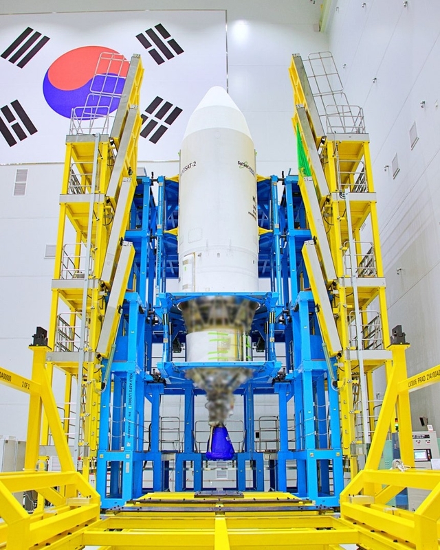 누리호의 페어링 모습. 항우연 제공.
