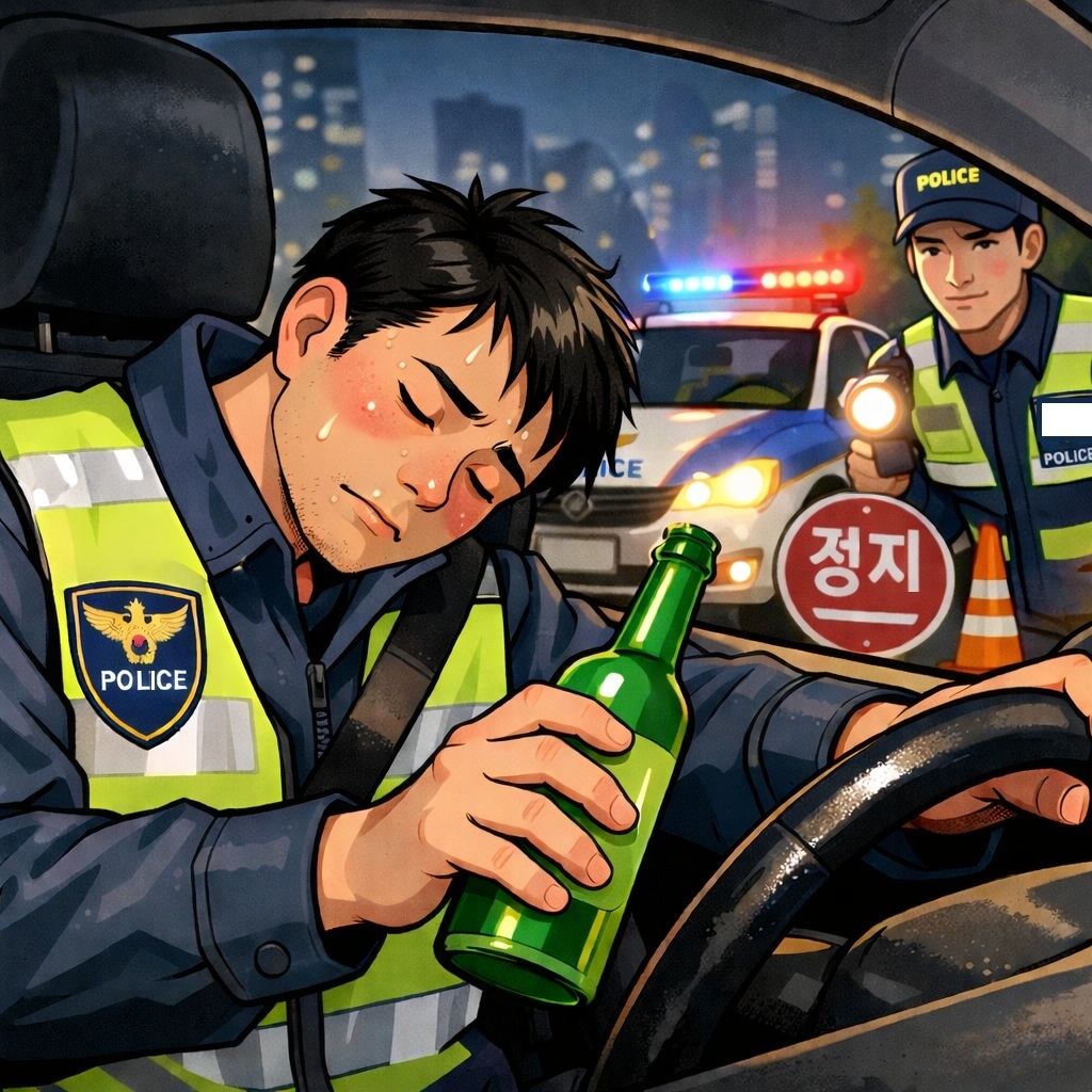 현직 경찰관이 술마시고 운전해 입건…경찰 조사 중