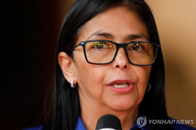 델시 로드리게스 베네수엘라 임시 대통령. 로이터 연합뉴스