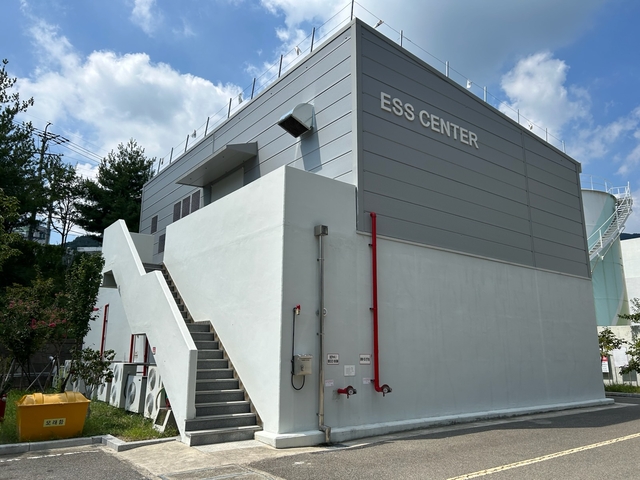 엔솔브의 부산 에너지저장장치(ESS) 센터 전경. 엔솔브 제공.