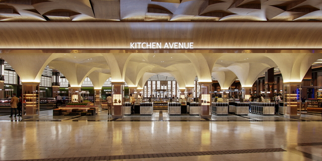 더파크사이드 몰 Market 투시도