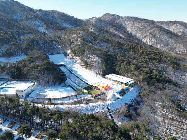 썰매장 전경
