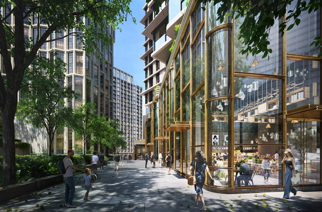 더파크사이드 몰 투시도