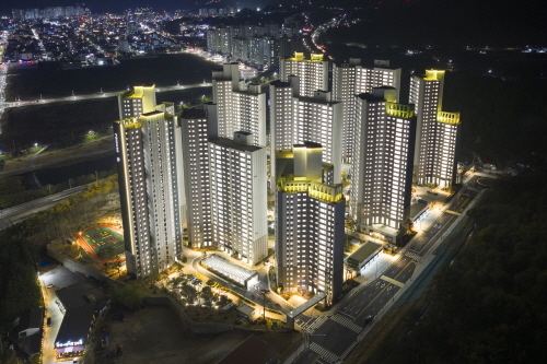 광양 푸르지오 센터파크 단지(점등식) 사진