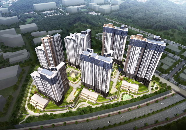 아산탕정 동일하이빌 파크레인 조감도