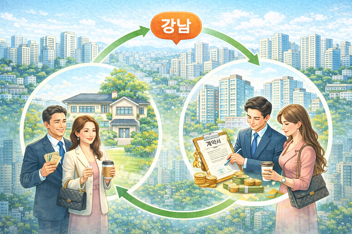 “강남 사람이 강남 샀다”…강남3구 거래 30%는 “그 안에서”