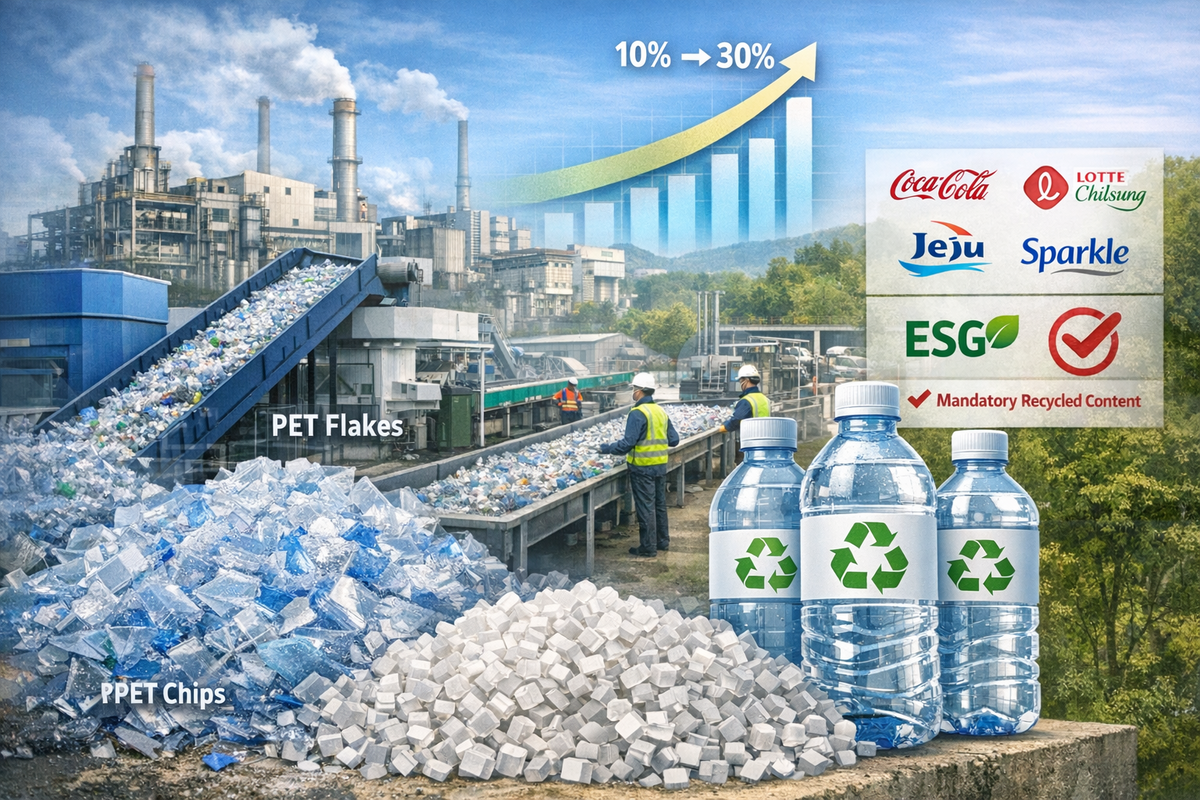 재생원료 10% 의무화 첫 해... 삼양·티케이 등 수혜 기대 - 뉴스 썸네일 이미지