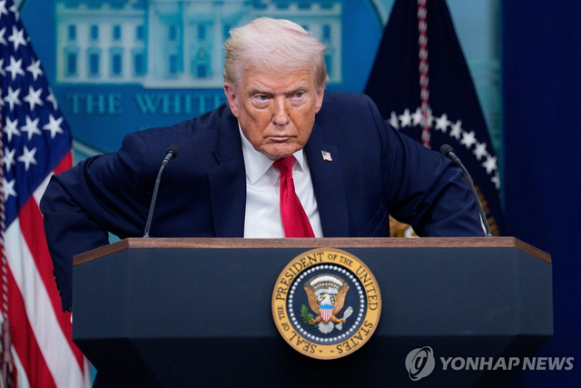 도널드 트럼프 미국 대통령. 워싱턴 EPA=연합뉴스