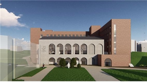 가톨릭대 성신교정에 신축되는 대건관 대성당 조감도. [서울시 제공]
