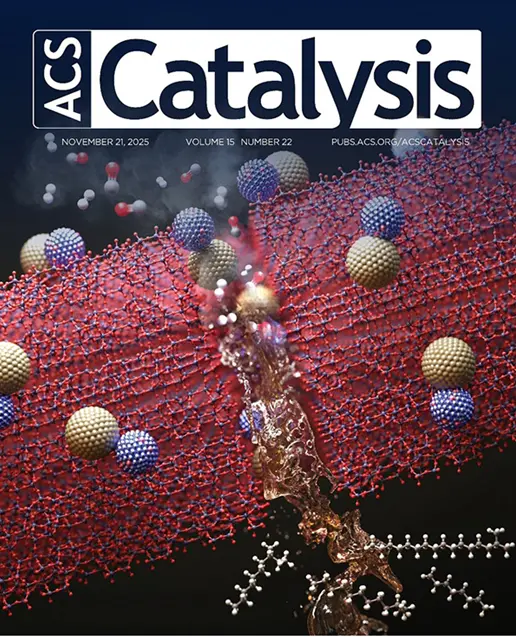 화학연 연구팀의 연구성과가 실린 'ACS 카탈리시스' 표지 논문. 화학연 제공.
