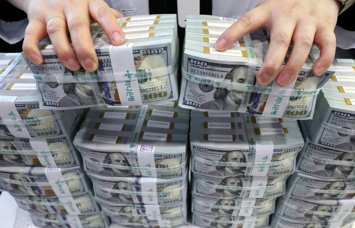 달러 매수세 진정 국면…원화 환전액은 증가세