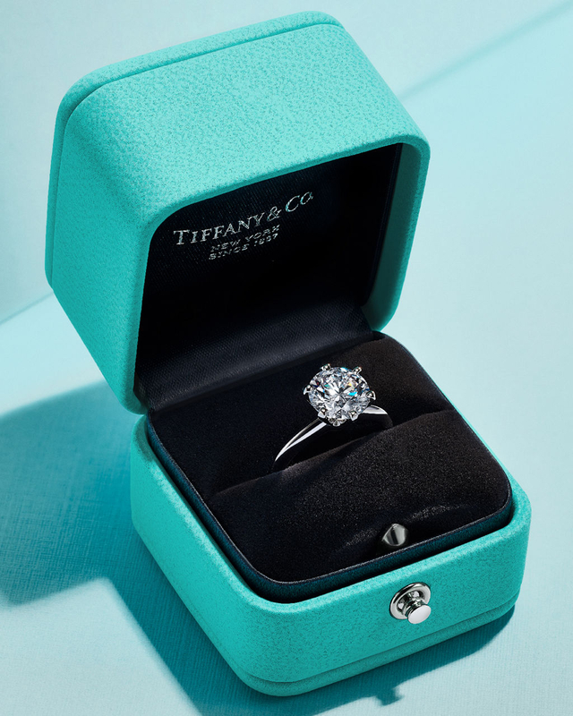 티파니 웨딩링. [티파니앤코 홈페이지 캡처]