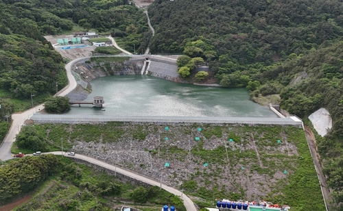 통영 욕지도 물 말랐다... 식수댐 바닥 보임 ㄷㄷ