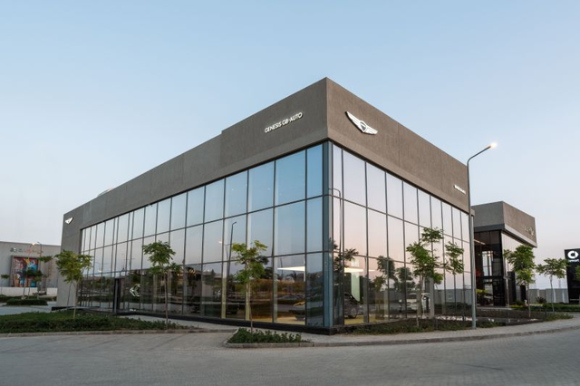 제네시스 이집트 전시관 외관. 제네시스 제공
