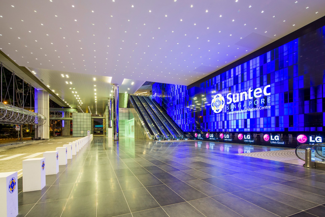 싱가포르 썬텍시티 내 ‘더 빅 피쳐’(TBP) 미디어월. LG전자는 해당 미디어월을 차세대 LED 스크린으로 교체할 예정이다. 싱가포르 굿 디자인 홈페이지